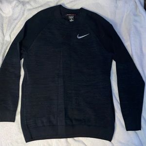Men’s Nike Tiger Woods knit golf sweater, size: medium, color: black